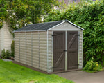 Palram-Canopia SkyLight 6' x 10' Storage Shed (Tan)-HG9610T-Garage Giant 