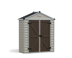 Palram-Canopia SkyLight 6' x 3' Storage Shed (Tan)-HG9603T-Garage Giant 