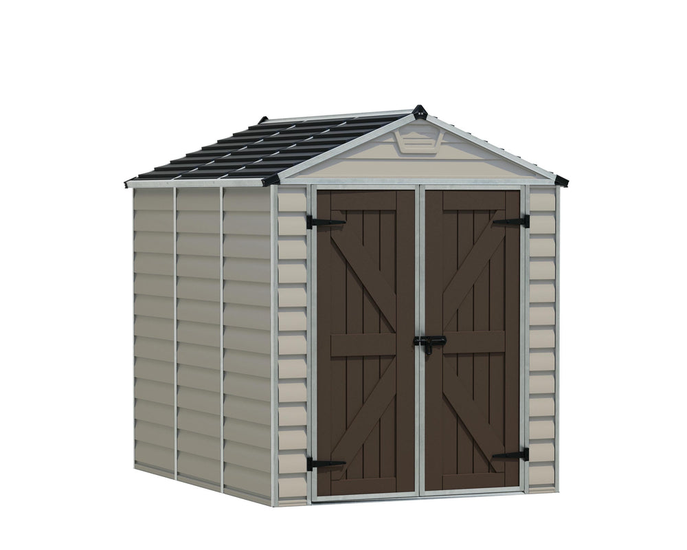 Palram-Canopia SkyLight 6' x 8' Storage Shed (Tan)-HG9608T-Garage Giant