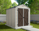 Palram-Canopia SkyLight 6' x 8' Storage Shed (Tan)-HG9608T-Garage Giant 