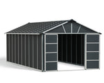 Palram-Canopia Yukon S 11' x 21' Shed - Gray-HG9921SGY-Garage Giant 