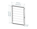 Palram-Canopia Side Louver Window for Most Canopia Greenhouses-HG1026-Garage Giant 