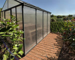 Palram-Canopia Glory 8' x 16' Greenhouse Kit (Grey)-HG5616-Garage Giant 