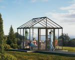 Palram-Canopia Aria 10' x 10' Greenhouse - Black-HG5728-Garage Giant 