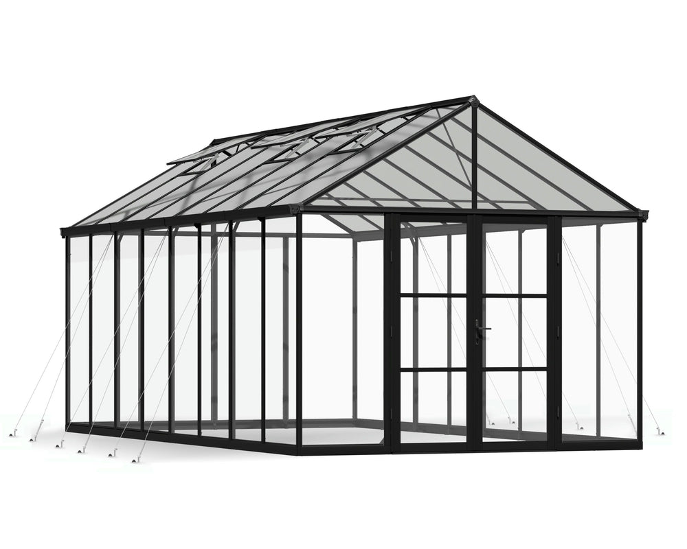 Palram-Canopia Aria 10' x 20' Greenhouse - Black-HG5730-Garage Giant