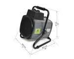 Palram-Canopia 1500W Portable Fan Heater-HG1040-Garage Giant 