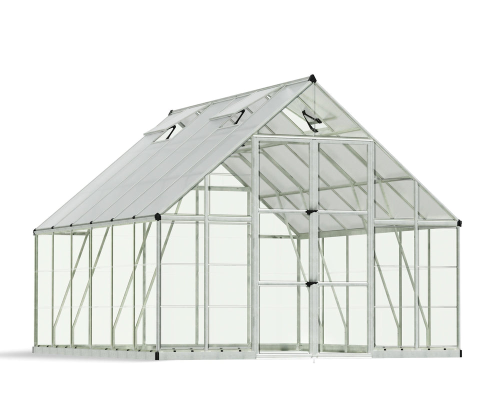 Palram-Canopia Balance 10' x 12' Greenhouse - Silver-HG6212-Garage Giant
