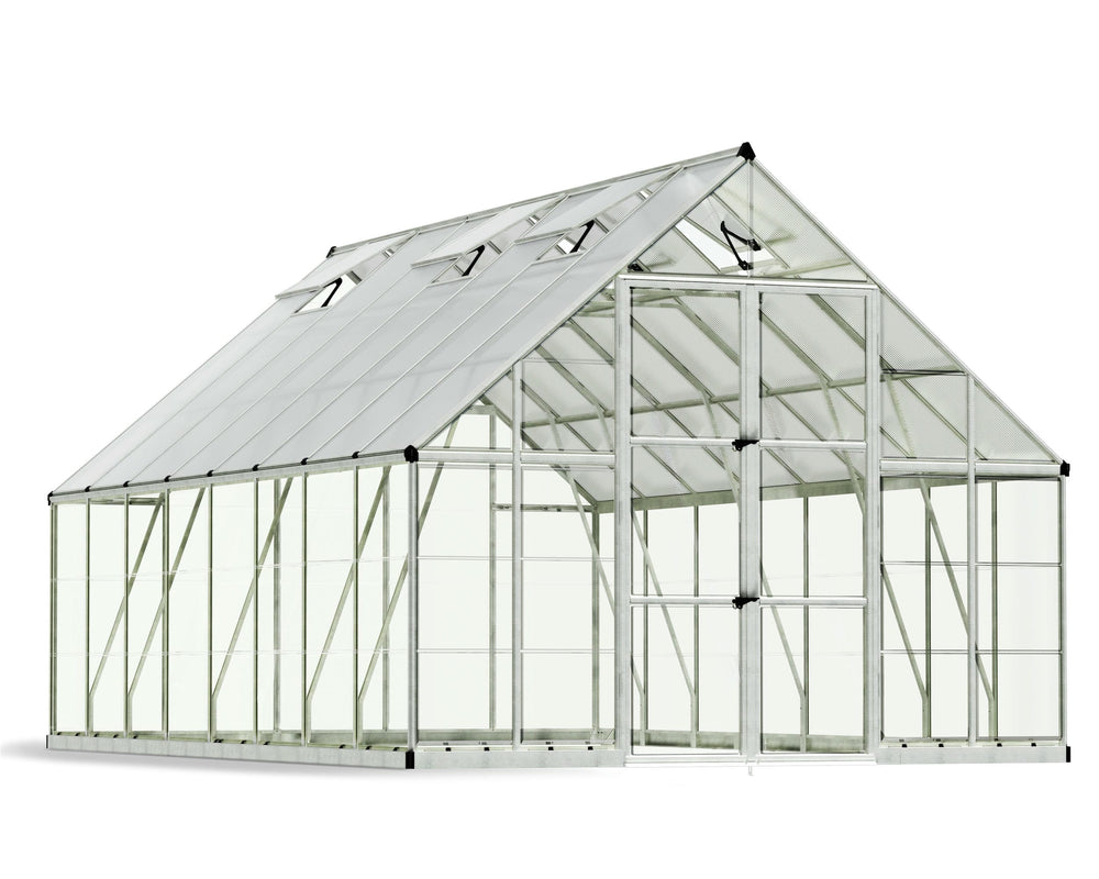 Palram-Canopia Balance 10' x 16' Greenhouse - Silver-HG6216-Garage Giant