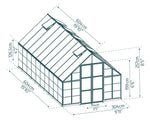 Palram-Canopia Balance 10' x 20' Greenhouse - Silver-HG6220-Garage Giant 
