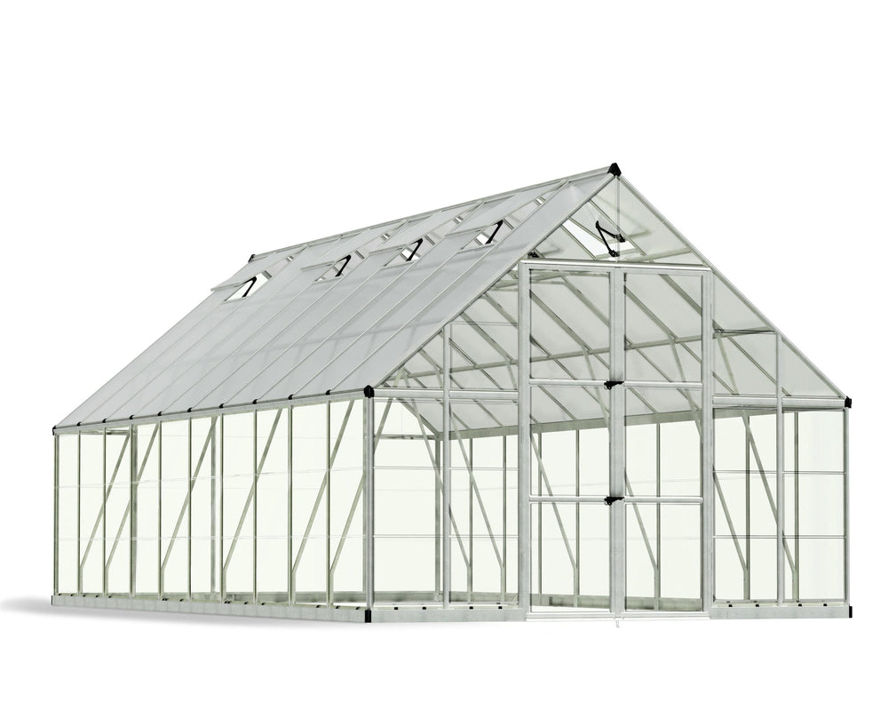 Palram-Canopia Balance 10' x 20' Greenhouse - Silver-HG6220-Garage Giant