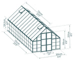 Palram-Canopia Balance 10' x 24' Greenhouse - Silver-HG6224-Garage Giant 
