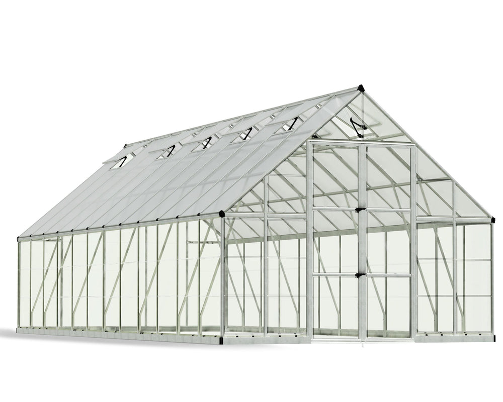 Palram-Canopia Balance 10' x 24' Greenhouse - Silver-HG6224-Garage Giant