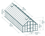 Palram-Canopia Balance 10' x 32' Greenhouse - Silver-HG6232-Garage Giant 
