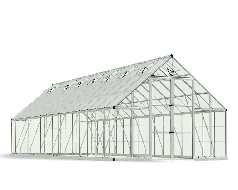 Palram-Canopia Balance 10' x 32' Greenhouse - Silver-HG6232-Garage Giant