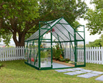 Palram-Canopia Balance 8' x 8' Greenhouse (Green)-HG6108G-Garage Giant 