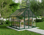 Palram-Canopia Balance 8' x 8' Greenhouse (Green)-HG6108G-Garage Giant 