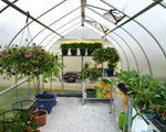 Palram-Canopia Bella 8' x 12' Hobby Greenhouse Kit (Silver)-HG5412-Garage Giant 