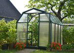 Palram-Canopia EcoGrow 6' x 8' Greenhouse - Green-HG7008-Garage Giant 