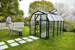 Palram-Canopia EcoGrow 6' x 8' Greenhouse - Green-HG7008-Garage Giant 