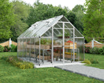 Palram-Canopia Essence 8' x 12' Greenhouse (Silver)-HG5812-Garage Giant 