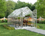 Palram-Canopia Essence 8' x 12' Greenhouse (Silver)-HG5812-Garage Giant 