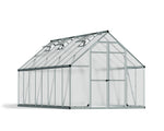 Palram-Canopia Essence 8' x 16' Greenhouse - Silver-HG5816-Garage Giant 