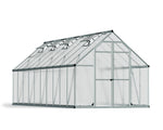 Palram-Canopia Essence 8' x 20' Greenhouse - Silver-HG5820-Garage Giant 