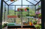 Palram-Canopia Glory 8' x 8' Greenhouse Kit (Grey)-HG5608-Garage Giant 