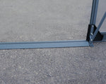 Palram-Canopia Glory 8' x 16' Greenhouse Kit (Grey)-HG5616-Garage Giant 