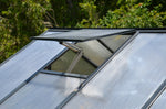 Palram-Canopia Glory 8' x 8' Greenhouse Kit (Grey)-HG5608-Garage Giant 