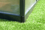 Palram-Canopia Glory 8' x 8' Greenhouse Kit (Grey)-HG5608-Garage Giant 