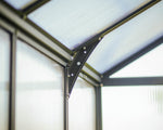 Palram-Canopia Glory 8' x 20' Greenhouse Kit (Grey)-HG5620-Garage Giant 