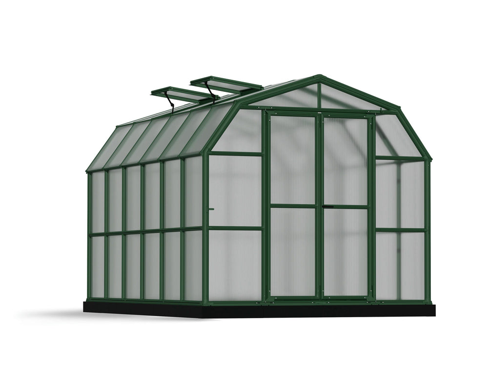Palram-Canopia Grand Gardener 8' x 12' Greenhouse - Green/Twin Wall-HG7212-Garage Giant