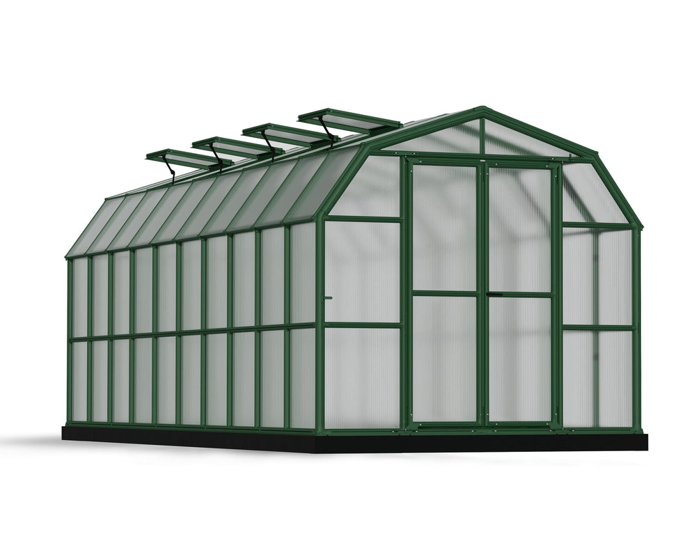 Palram-Canopia Grand Gardener 8' x 20' Greenhouse - Green/Twin Wall-HG7220-Garage Giant