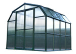 Palram-Canopia Grand Gardener 8' x 8' Greenhouse - Green/Twin Wall-HG7208-Garage Giant 