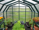 Palram-Canopia Hobby Gardener 8' x 8' Greenhouse - Green-HG7108-Garage Giant 