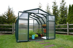Palram-Canopia Hobby Gardener 8' x 8' Greenhouse - Green-HG7108-Garage Giant 