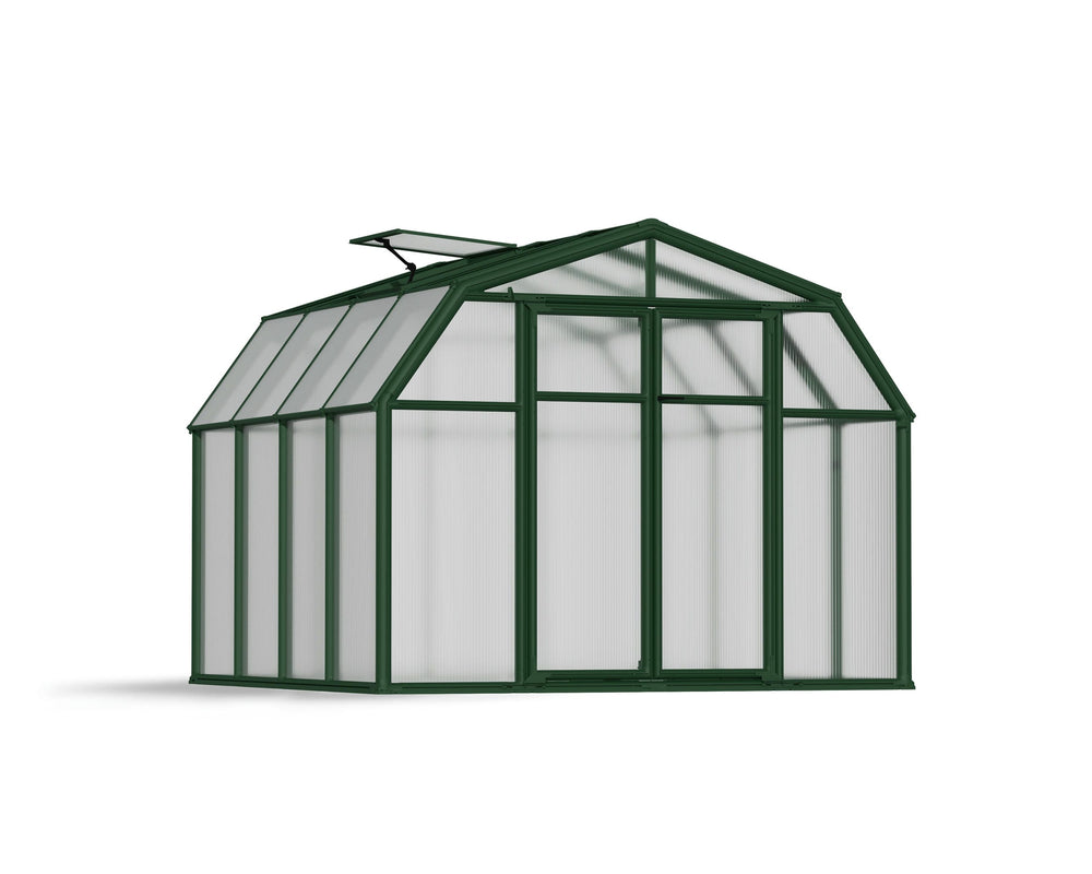 Palram-Canopia Hobby Gardener 8' x 8' Greenhouse - Green-HG7108-Garage Giant