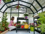 Palram-Canopia Hobby Gardener 8' x 8' Greenhouse - Green-HG7108-Garage Giant 