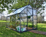 Palram-Canopia Hybrid 6' x 10' Greenhouse - Gray-HG5510Y-Garage Giant 