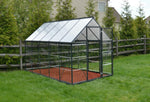 Palram-Canopia Hybrid 6' x 10' Greenhouse - Gray-HG5510Y-Garage Giant 