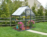 Palram-Canopia Hybrid 6' x 4' Greenhouse - Gray-HG5504Y-Garage Giant 