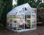 Palram-Canopia Hybrid 6' x 6' Greenhouse - Silver-HG5506-1B-Garage Giant 