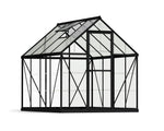 Palram-Canopia Hybrid 6' x 8' Greenhouse - Black-HG5508K-Garage Giant 
