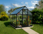Palram-Canopia Hybrid 6' x 8' Greenhouse - Black-HG5508K-Garage Giant 