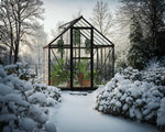 Palram-Canopia Hybrid 6' x 8' Greenhouse - Black-HG5508K-Garage Giant 