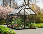 Palram-Canopia Hybrid 6' x 8' Greenhouse - Black-HG5508K-Garage Giant 