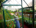 Palram-Canopia Hybrid 6' x 8' Greenhouse (Green)-HG5508G-1B-Garage Giant 