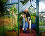 Palram-Canopia Hybrid 6' x 4' Greenhouse (Green)-HG5504G-Garage Giant 