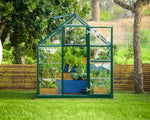 Palram-Canopia Hybrid 6' x 8' Greenhouse (Green)-HG5508G-1B-Garage Giant 